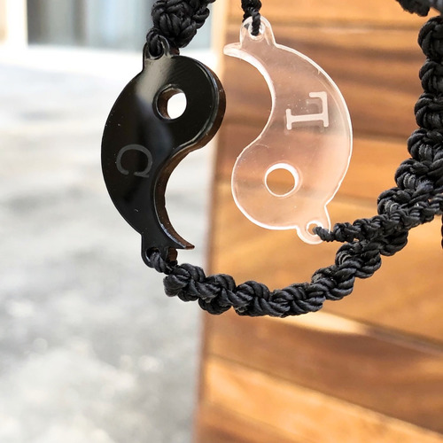 Pulseras Para Parejas Personalizadas Yin Yang