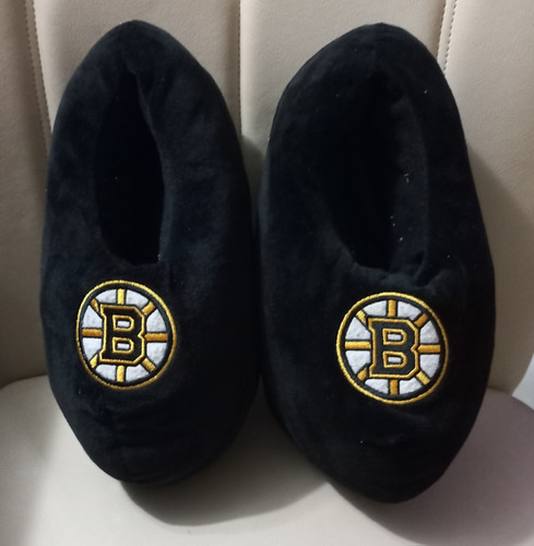 Pantuflas Nhl Boston Bruins Talka 8 A 10 Años Muy Comodas 