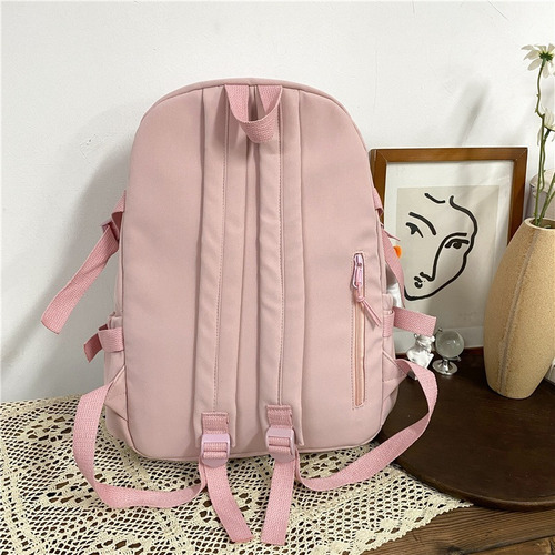 Multi Bolsos Nylon Senhoras Mochila Grande Capacidad Bonito