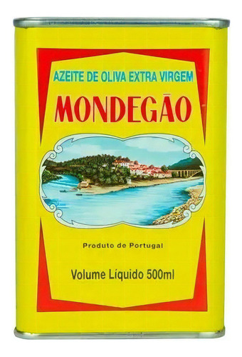 Azeite Português Extra Virgem Mondegão Lata 500ml- Kit 2 Un