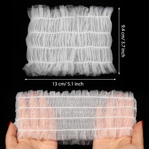 100ps Diademas Desechables P Spa Maquillaje Cinta Para Pelo