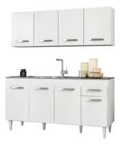 Comprar Mueble Aereo 4 Puertas + Bajo Mesada 4 Puertas LG Color Blanco