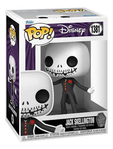 Funko Pop!! Jack Skellington Con Traje Extraño Mundo De Jack (Usado)