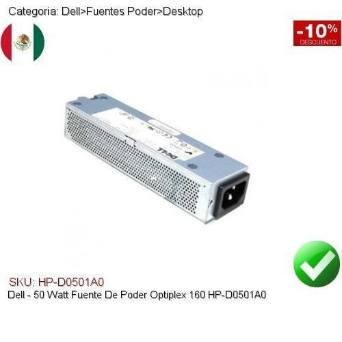 Fuente de poder para PC Dell HP-D0501A0 50W