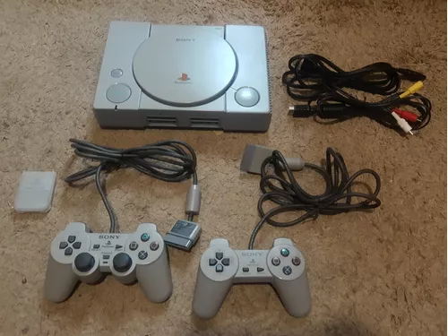 Playstation 1 Ps1 Fat Console Sony Original 2 controles Originais + Re