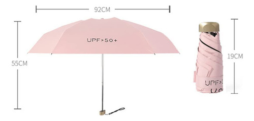 Mini Guarda-chuva De Viagem Com Capa, Guarda-chuva Pequeno