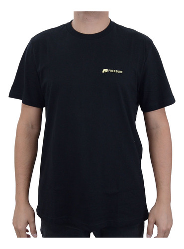 Camiseta Masculina Freesurf Mc Sand Pranchas Preta - 1104054