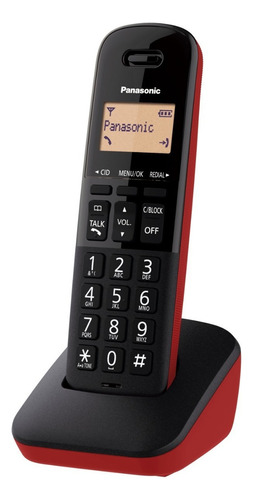 Teléfono Inalámbrico Kx-tgb310mer Rojo