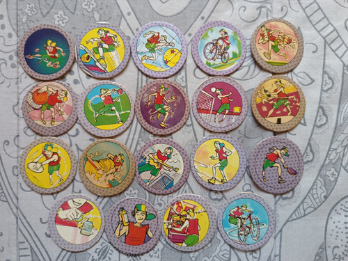 Lote 19 Tazos Comodines Zipper Base Violeta + Bonus