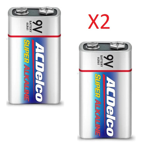 Pila Ultra Alkalina Bateria 9v 6lr61 Pkcell Alta Calidad