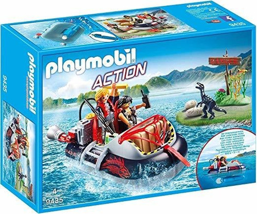 Playmobil Dino Aerodeslizador Con Motor Submarino