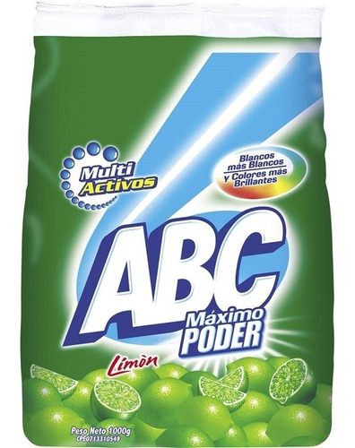 Detergente Abc Limón 1 Kg Caja - 3und