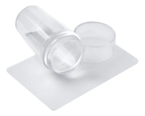 Estampador Transparente Con Tapa Para Uñas
