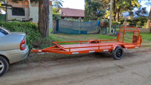 Trailer Doble Cuatri, Piso Bajo, 3.80m, 750kg