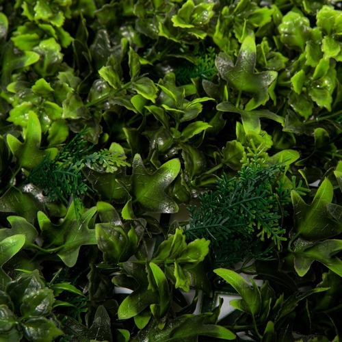Imagen 4 de 7 de Jardin Vertical Artificial Verde Panel Muro Chicago 50x50