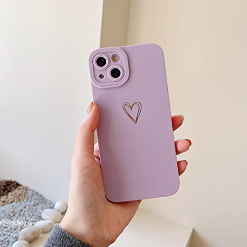Funda Para iPhone 14 Plus Morado Tpu Blando-022