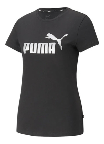 Remera Puma Ess Metallic Logo Mujer