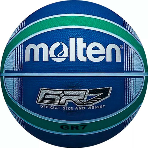 Pelota Basquet Molten Gr 7 Goma Vulcanizada Colores Varios