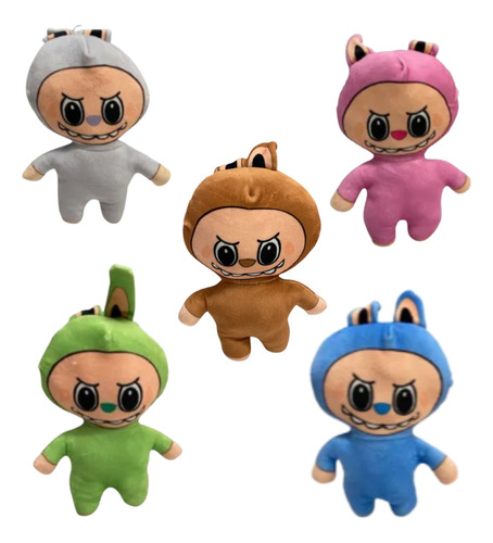 Peluche Labubu The Monster Varios Modelos Kawaii 20cm Marrón