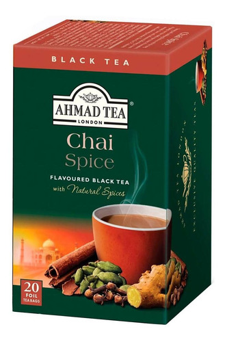 Té Ahmad Tea Chai Spice 20 Sobres 40g