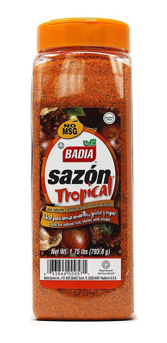 Sazón Tropical Badia Complete Seasoning Numero 1 Especias