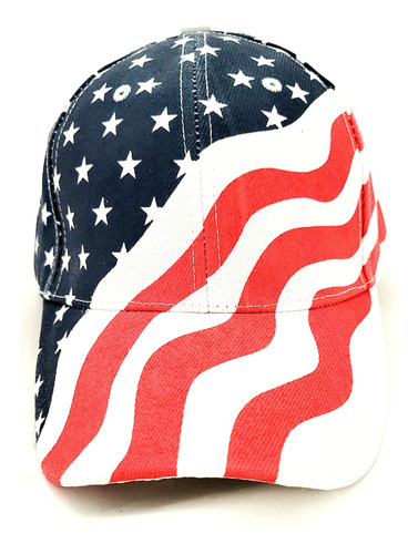 Gorra De Beisbol De Bandera Patriotica, Bandera Estadouniden