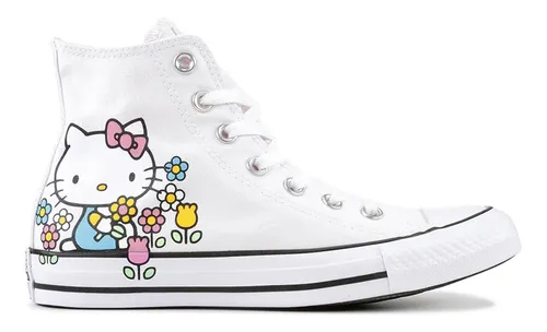 Converse hello 2025 kitty blancos