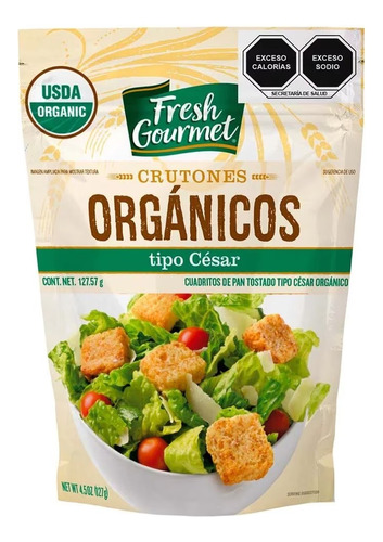 Crutones Fresh Gourmet Para Ensalada Tipo César 127.57 Gr