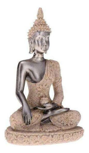 2x Budista Buda Monje Estatuilla Escultura Estatua