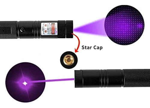 /#*/#*potente Ponteiro Laser Roxo De 5000mw Com Carregamento