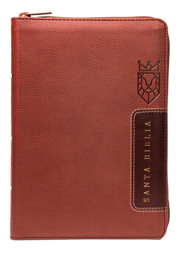 Biblia Rvr 1960 Letra Grande Tamaño Manual Café / Índice