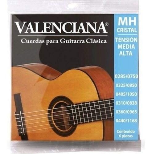 Encordadura P/guitarra Clásica La Valenciana Mod Vags430mac