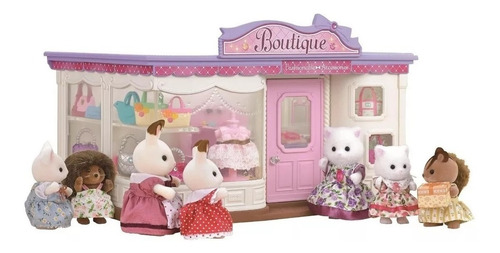 Sylvanian Families Boutique De Modas Gatito Y Accesorios