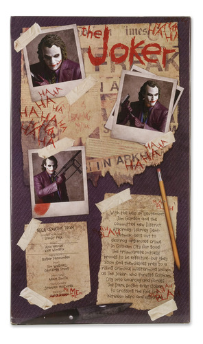 Neca - Figura De Acción The Dark Knight - The Joker (Heath Ledger) Escala 1/4 - 45 Cm