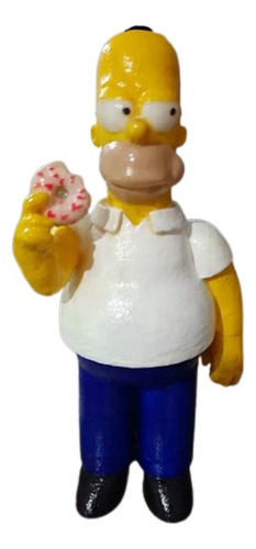 Figura Homero Simpson Comiendo Rosquilla - Impresión 3d