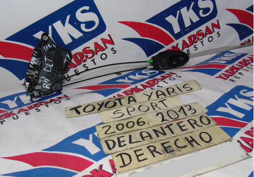 Chapa Con Cierre Delantera Der. Toyota Yaris Sport 2006-2013