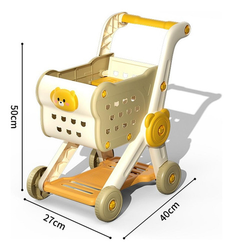 Carrito De Compras Para Niños Finge Cart De Comestibles