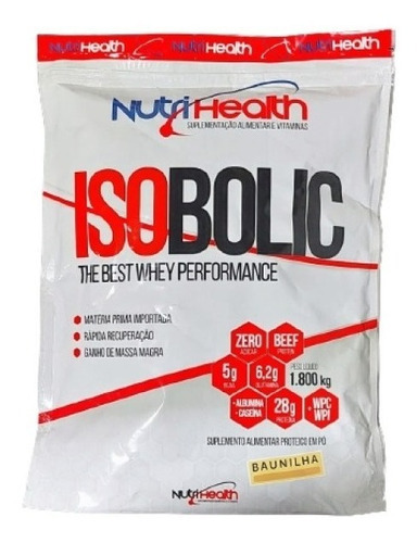 Isobolic Refil (1,8kg) - Sabor: Baunilha