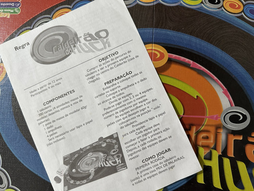Jogo De Tabuleiro Caldeirão Do Huck Grow Completo (Usado)