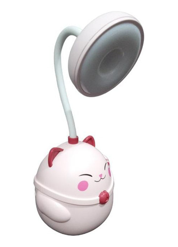 Lampara Led Luz De Noche Infantil Recargable Velador Gatito