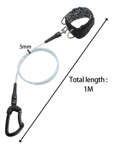 Freediving Lanyard Leash Correa De Seguridad Correa De