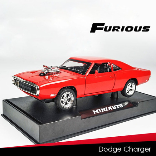 Dodge Charger 1969 Rapido Y Furioso Muscle Clásico 1:32 A