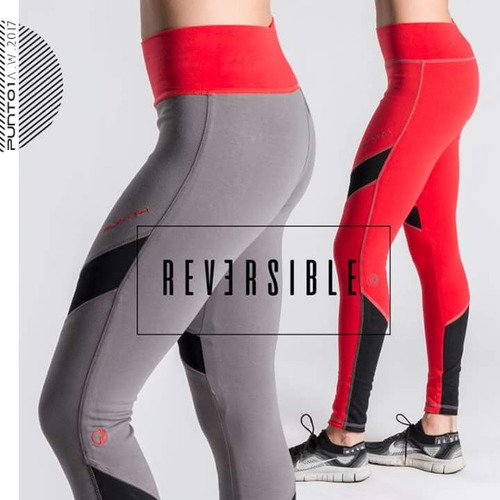 Legging Supplex Reversible Calza Dama Punto 1 Talles 1 A 4