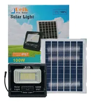 Comprar Reflector Led Solar 100w Recargable Panel Y Control Reikpro