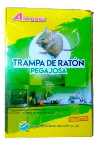 Imagen 5 de 5 de Trampa Para Ratas Ratones Pericotes Pegamento Adhesivo X12