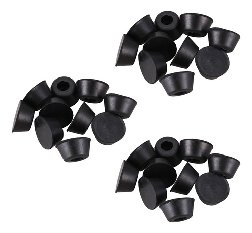 30 Almohadillas Cónicas Empotradas De 21 Mm X 10 Mm, Color N