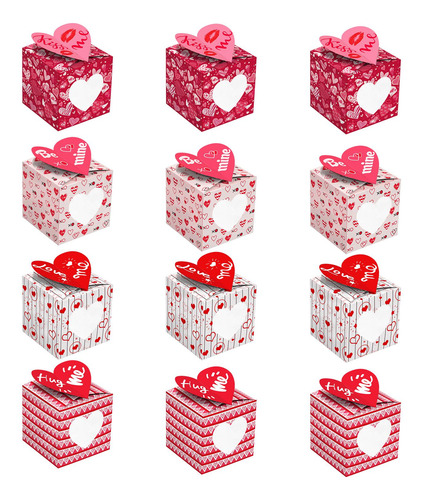 12x Cajas De Regalo Del Día De San Valentín Para