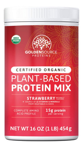 Goldensource Proteins, Protena Orgnica A Base De Plantas, Fr