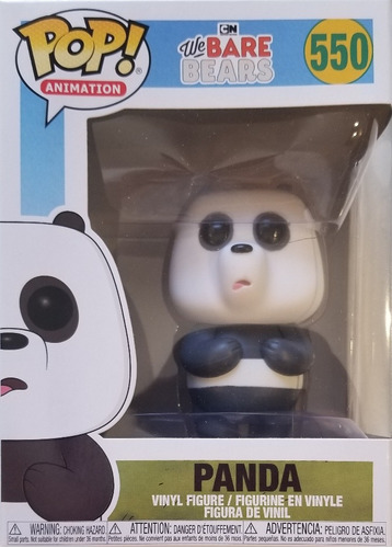 Panda Osos Escandalosos Funko Pop We Bare Bears 550 Pastel