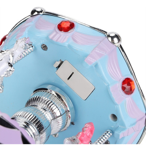 Carrusel De Música Merry Go Round Led De Caja Musical Noveda